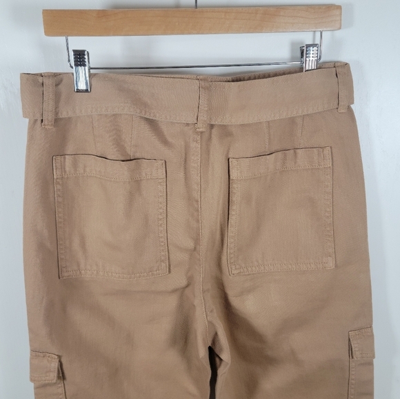 Banana Republic Cargo Tapered Utility Gorpcore Pants Size 4 100% Cotton - Picture 6 of 8
